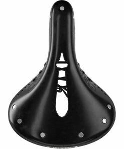 Selle Femme Brooks England B17S Imperial -Vélos de route Magasin de vente Brooks England B17 Carved Short Ladies Saddle Saddles Black NotSet B211DILA07202 1