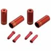 Butées Et Rangements Jagwire (pour Câbles De Frein Et Vitesse) 2 Butées Et Rangements Jagwire (pour Câbles De Frein Et Vitesse) -Vélos de route Magasin de vente Jagwire Brake Gear Ferrules Tidys Brake Cables Red NotSet JWBP210RED