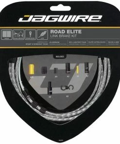 Jagwire Road Elite Link Brake Kit -Vélos de route Magasin de vente Jagwire Road Elite Link Brake Kit Brake Cables Silver JCK701