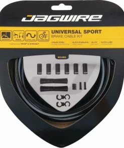 Kit De Câbles De Freins Jagwire Universal Sport -Vélos de route Magasin de vente Jagwire Universal Sport Brake Cable Kit Brake Cables Black NotSet JBC03BK 0