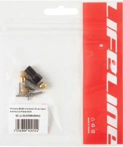 Vélos de route Magasin de vente -Vélos de route Magasin de vente LifeLine Shimano BH90 Universal Olive Insert and Nut Brake Cables Spares Gold 0