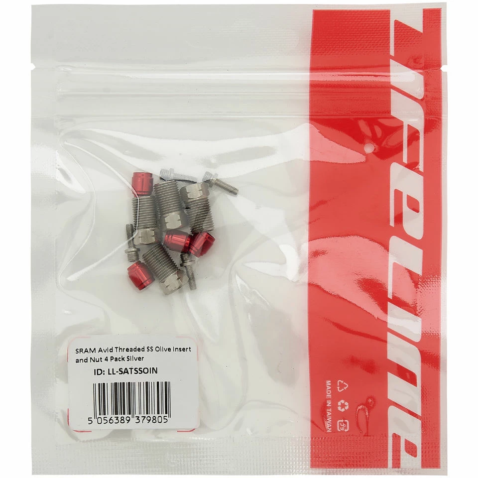 Insert Et écrou D'olive LifeLine SRAM Avid (fileté, Acier Inoxydable) 4 Insert Et écrou D'olive LifeLine SRAM Avid (fileté, Acier Inoxydable) – Image 2