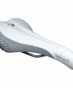 Selle SDG Bel Air RL (rails En Chrome-molybdène) 17 Selle SDG Bel Air RL (rails En Chrome-molybdène) -Vélos de route Magasin de vente SDG Bel Air RL Saddle with Cro Mo Rails Performance Saddles White Grey 06114 0