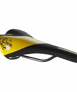 Selle Selle Italia SLR TDF 6 Selle Selle Italia SLR TDF -Vélos de route Magasin de vente Selle Italia SLR TDF Saddle Saddles Black Yellow 041P101IKA002 0