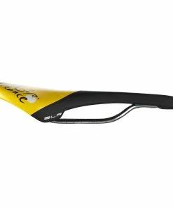 Selle Selle Italia SLR TDF 7 Selle Selle Italia SLR TDF -Vélos de route Magasin de vente Selle Italia SLR TDF Saddle Saddles Black Yellow 041P101IKA002 1