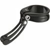 Collier De Serrage Tektro (avec Crochet De Câble) 2 Collier De Serrage Tektro (avec Crochet De Câble) -Vélos de route Magasin de vente Tektro Seat Clamp Cable Hanger Seat Post Clamps Black TK 1276A 349 K