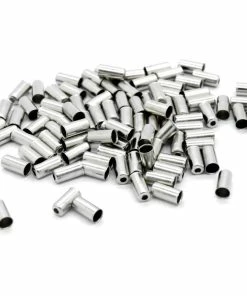 Transfil Trade Pack 5mm Brake Ferrule -Vélos de route Magasin de vente Transfil Trade Pack 5mm Brake Ferrule Brake Cables Spares Silver KB61S