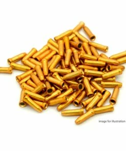 Transfil 10 Pack Cable End Crimp 7 Transfil 10 Pack Cable End Crimp -Vélos de route Magasin de vente gold